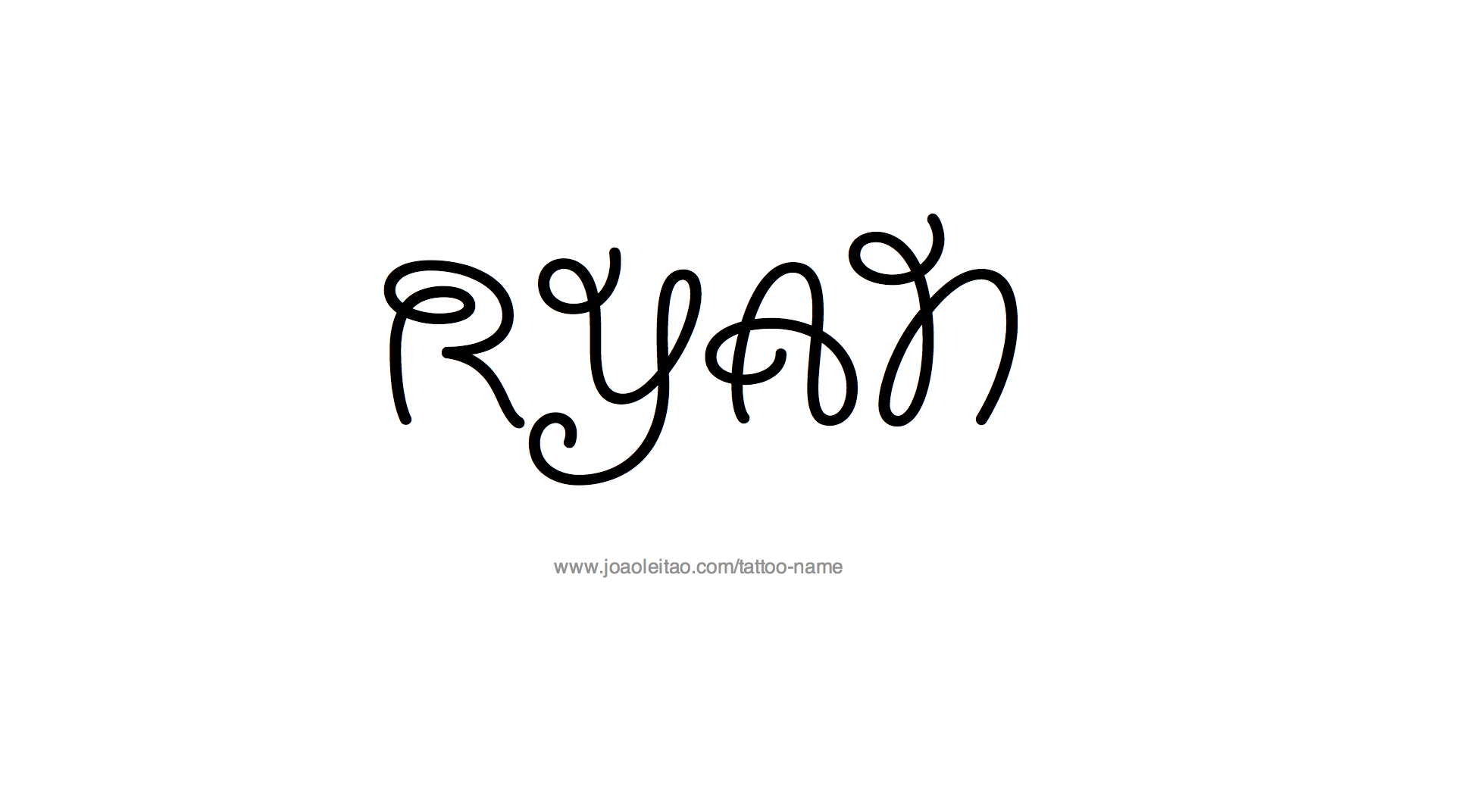 Ryan Name Tattoo Designs